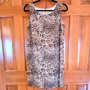Warren Petites Exotic Print Dress - 6